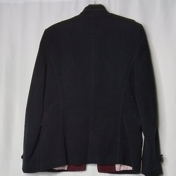 ZARA WOMAN BLACK MILITARY MOLESKIN TOGGLE JACKET SIZE S - Picture 4 of 5